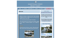 Desktop Screenshot of marthamferryboatyard.co.uk