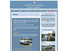 Tablet Screenshot of marthamferryboatyard.co.uk